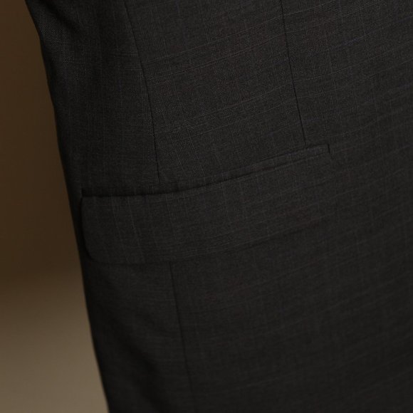 Brooks Brothers Men's gray check 100% Wool Fitzgerald Suit Jacket 41L 35 blazer - Picture 4 of 8